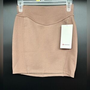 Lululemon Scuba High-Rise Mini Skirt